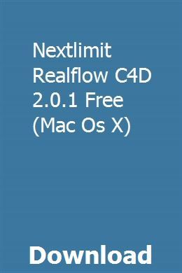 realflow 2014 c4d r17 plugin for mac
